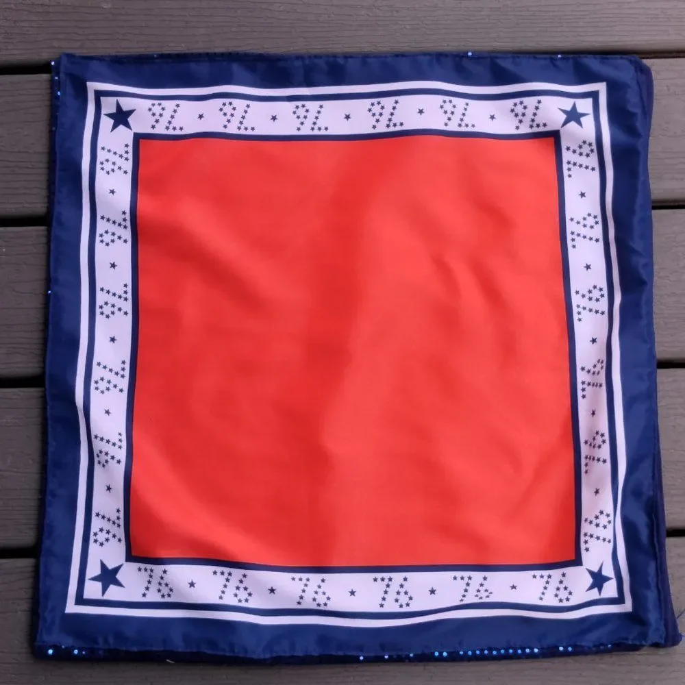Americana Star Spangled 1976 Bicentennial Euro Accent Pillow NEW